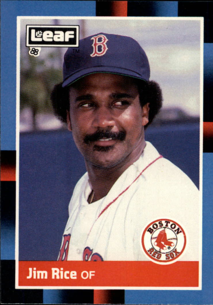 1988 Leaf/Donruss Baseball Cards       215     Jim Rice